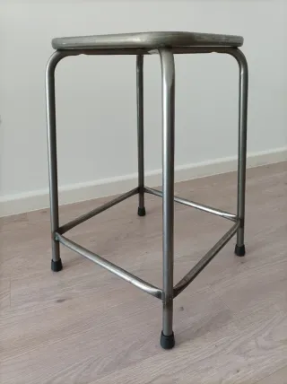 Banqueta tubular vintage