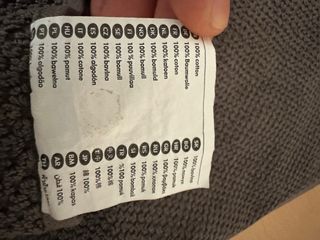 Toalla Baño IKEA FRAJEN Gris Oscuro 70x140