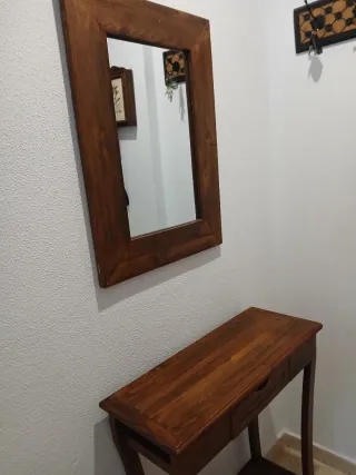 Mueble de entrada de madera