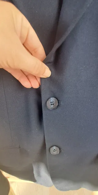 Traje Chaqueta Azul Marino S 44