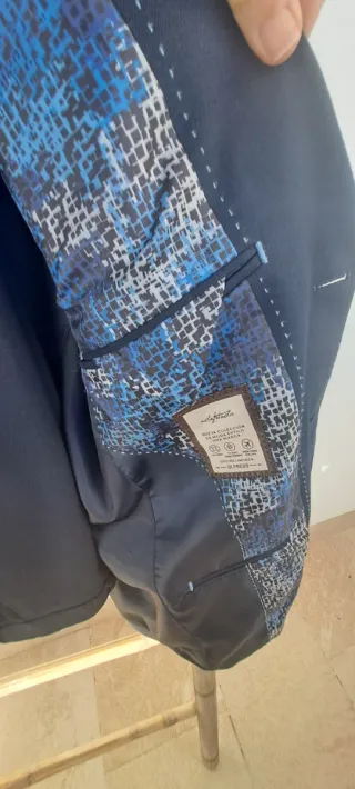 Traje Chaqueta Azul Marino S 44