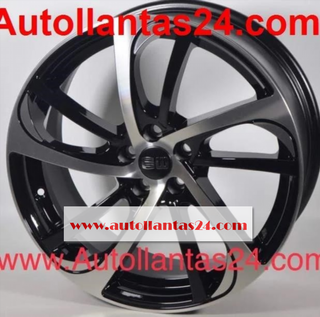 Juego de 4 llantas audi almedia black 18