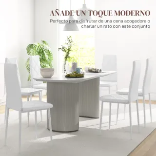 Juego de 6 sillas de comedor