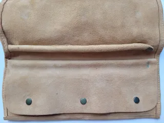 Joyero viaje vintage ante marrón