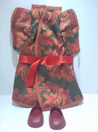 precioso traje de Geisha y Zapatos Muñeca Nancy
