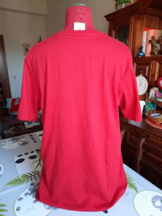 Maglia Adidas mezza manica rossa
