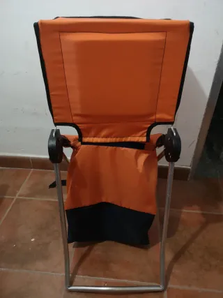 Silla porta bebés naranja