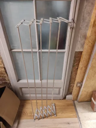 Tendedero pared aluminio extensible