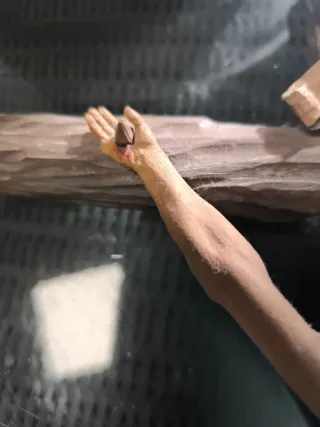 Cristo de madera tallada
