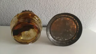 Lámpara de aceite antigua