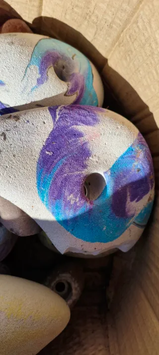 Presas de escalada variadas