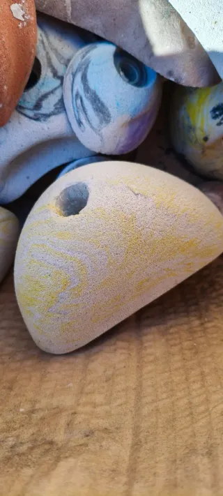 Presas de escalada variadas