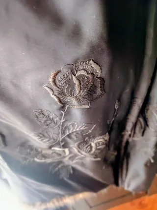 Abrigo Visón Sintético Vintage Marrón