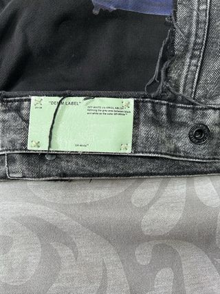 Chaqueta vaquero negro denim