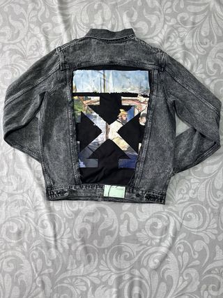 Chaqueta vaquero negro denim