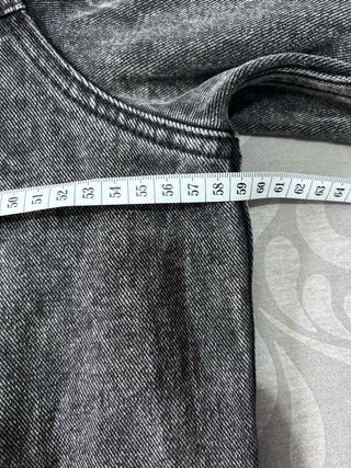 Chaqueta vaquero negro denim