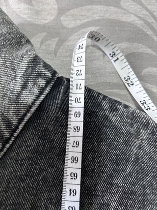 Chaqueta vaquero negro denim