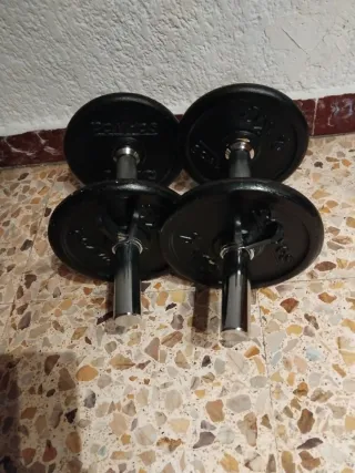 Mancuernas de gimnasio