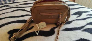 Bandolera Tous color beige preciosa original