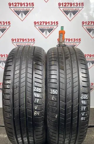 205 45 17 V BRIDGESTONE RUEDA AL 90% VIDA UTIL