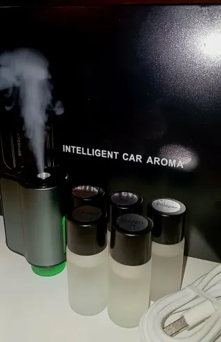 Ambientador Coche Inteligente + 4 Aromas