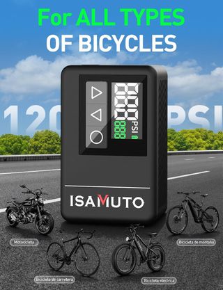 Mini Inflador Eléctrico Portátil 120 PSI