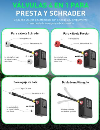 Mini Inflador Eléctrico Portátil 120 PSI