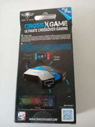 Adaptador Cross X Game Spirit of Gamer PS4/PS3