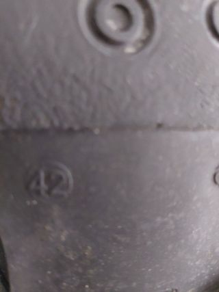 Zapatos de ante negros T42