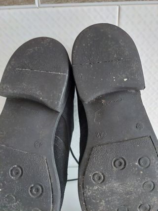 Zapatos de ante negros T42