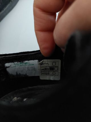 Zapatos de ante negros T42