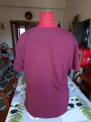 Maglia Kappa mezza manica viola taglia M