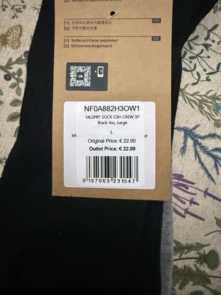 Calcetines The north face talla 42-45