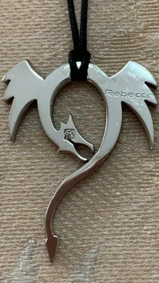 Collana Rebecca drago con zircone