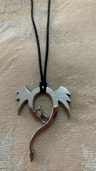 Collana Rebecca drago con zircone