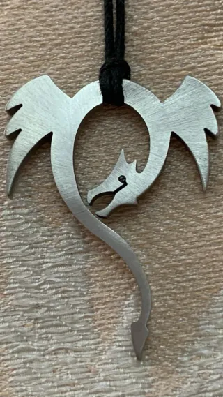 Collana Rebecca drago con zircone