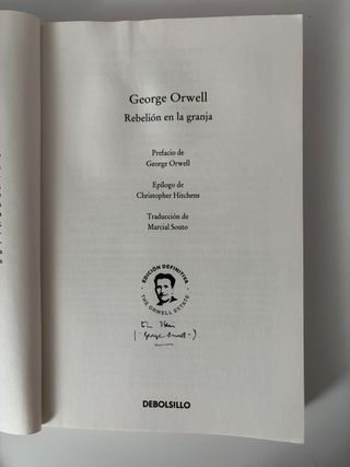 Rebelión en la granja - George Orwell