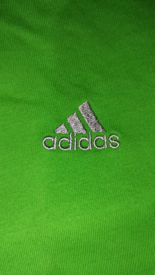 Camiseta Adidas Verde Retro 3 Stripes Talla XL