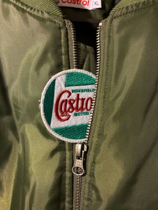 Cazadora Bomber Castrol Verde