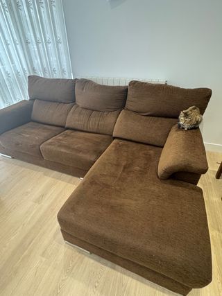 Sofa 4 plazas con chaise longue