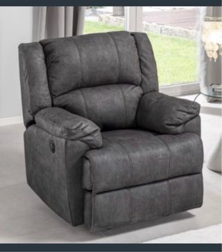 Sofá 2 y 1 Plaza Negro