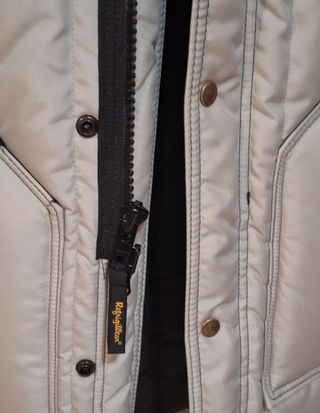 Parka RefrigiWear Beige/Nero Vintage Originale Mad