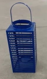 Farol XL azul marino, metal