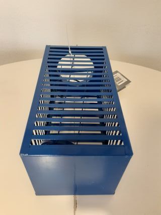 Farol XL azul marino, metal