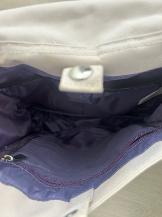 Mochila Mr. Wonderful rosa y azul.