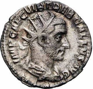 Moneda Romana Treboniano Galo Antoniniano