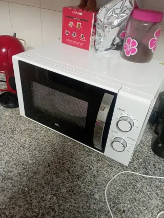 Microondas OK. Blanco