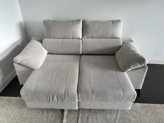 Sofá de 2 plazas gris