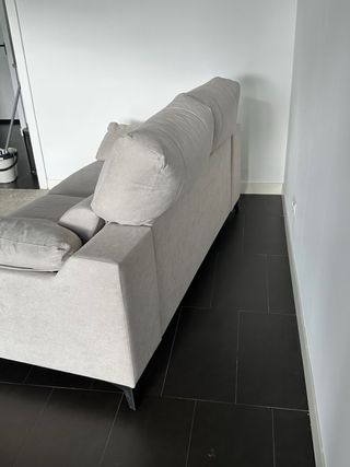 Sofá de 2 plazas gris