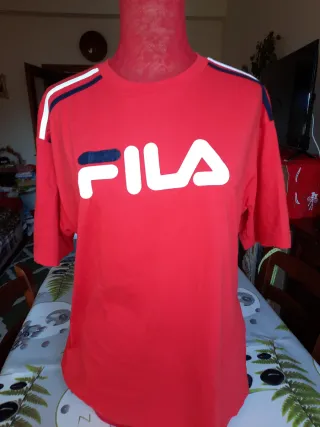 Maglia Fila mezza manica rossa